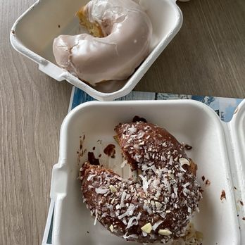 Jellyfish Donuts - Glaze and Almond Joy. Yum!!! - Donuts Near Me - Ketchikan, Alaska Jellyfish Donuts - Glaze and Almond Joy. Yum!!! - Donuts Near Me - Ketchikan, Alaska