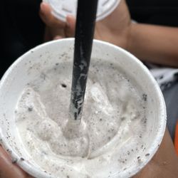 Cook Out - Caramel Oreo shake