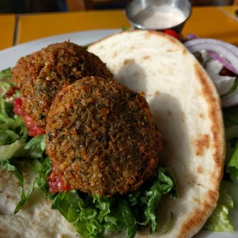Gypsy Cafe - Falafel plate - New American Near Me - Lincoln, New Hampshire Gypsy Cafe - Falafel plate - New American Near Me - Lincoln, New Hampshire