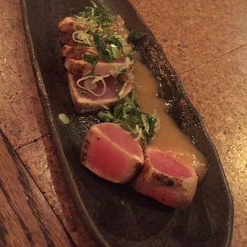 Benemon - Tuna tataki with Cajun dice and miso - Japanese Near Me - New York, New York Benemon - Tuna tataki with Cajun dice and miso - Japanese Near Me - New York, New York