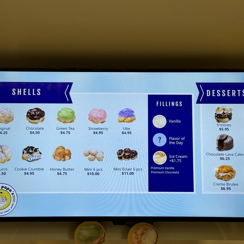 Beard Papa's Castro Valley - Menu - Desserts Near Me - Castro Valley, California Beard Papa's Castro Valley - Menu - Desserts Near Me - Castro Valley, California