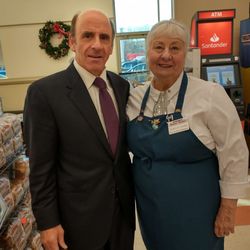 Market Basket - It was my pleasure to be photographed with Market Basket's CEO the honorable Arthur T. Demoulas at the Bridge St. store thank you Sir.