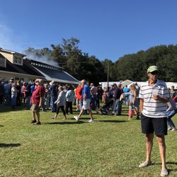Elberta German Sausage Festival - Large crowd