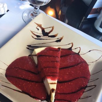 La Bouche Bée - a piece of cheesecake on a plate - Pizza Near Me - Quebec City, Quebec