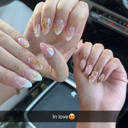 My nails and friends nails . Super cute My nails and friends nails . Super cute