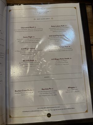 Menu photo 7 Blind Ox Honolulu, HI