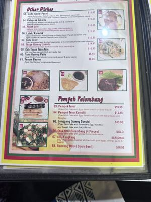 Menu photo 5 Java Spice Rowland Heights, CA