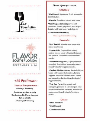 Menu photo 8 La Forchetta Stuart, FL