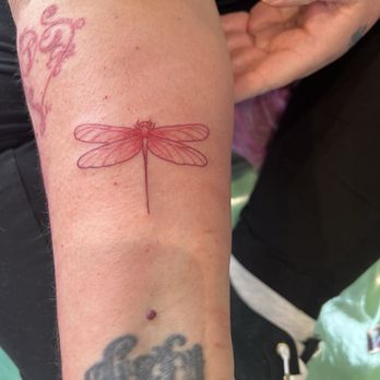 United Tattoo - Deana's beautiful dragonfly tattoo - Tattoo Near Me - Fountain, Colorado United Tattoo - Deana's beautiful dragonfly tattoo - Tattoo Near Me - Fountain, Colorado