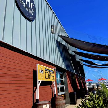 Nectar Coffee Roasters - Nectar Coffee shares space with Eppig Brewing, both have outdoor seating with views of the harbor - Coffee Roasteries Near Me - San Diego, California Nectar Coffee Roasters - Nectar Coffee shares space with Eppig Brewing, both have outdoor seating with views of the harbor - Coffee Roasteries Near Me - San Diego, California