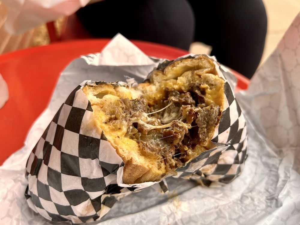 Food from Sandos Eatery