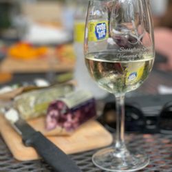 Sassafras Springs Vineyard - Sauvignon Blanc and charcuterie board