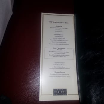 The Capital Grille - Restaurant week - Steakhouses Near Me - Plano, Texas
