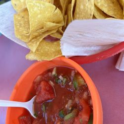 Manny's Rotisserie & Grill - Chips and salsa
