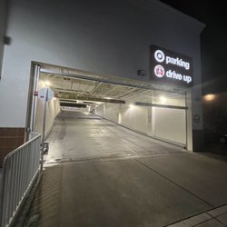Target - They have an upstairs parking garage!