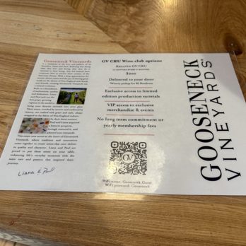 Gooseneck Vineyards - Wineries Near Me - North Kingstown, Rhode Island