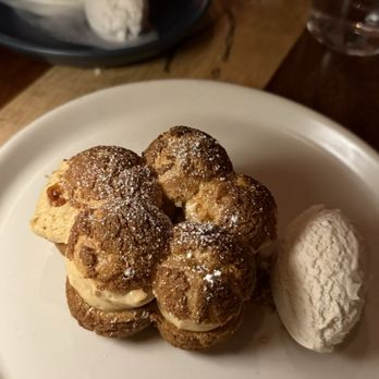 Mr. T - I forgot the name of this dessert but it was like a cream puff with a delicious filling. - French Near Me - Los Angeles, California Mr. T - I forgot the name of this dessert but it was like a cream puff with a delicious filling. - French Near Me - Los Angeles, California