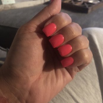 Tina's Nails - Full set shellac acrylics - Eyebrow Services Near Me - Humble, Texas