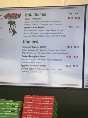 Menu photo 2 Mickey's Italian Redondo Beach, CA