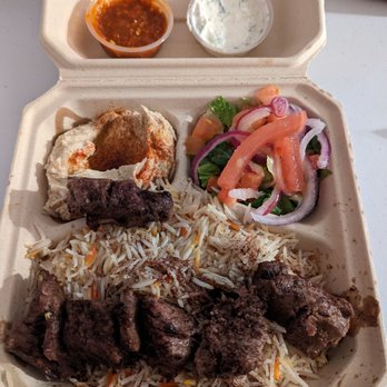 Falafel Flare - Beef Kabab Entree - Mediterranean Near Me - Tracy, California Falafel Flare - Beef Kabab Entree - Mediterranean Near Me - Tracy, California