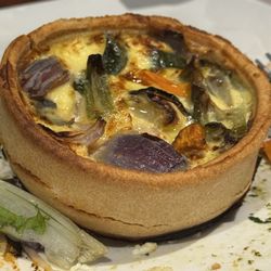 Teach Dolmain - Roasted Root Vegetable Three Cheese quiche