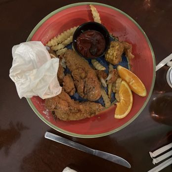 Uptown Korrna Kitchen - over fried chicken and greasy corn - Salad Near Me - Martinsville, Virginia
