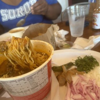 La Parrilla Taqueria - Tapatio ramen with barbacoa! - Mexican Near Me - Atascadero, California
