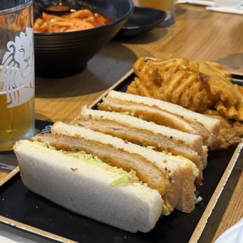 Katsu Bar - Rosemary Katsu Sando W/ Sides - Japanese Curry Near Me - Torrance, California