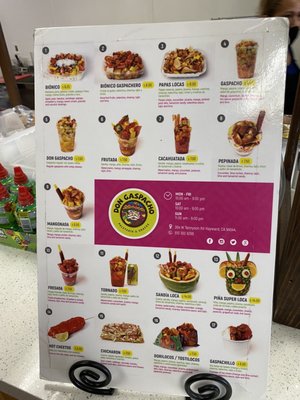 Menu photo 2 Don Gaspacho Paleteria & Snacks Hayward, CA Menu photo 2 Don Gaspacho Paleteria & Snacks Hayward, CA