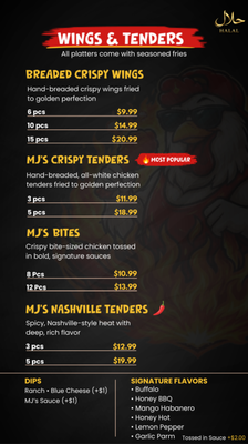Menu photo 4 MJ's Hot chicken Boca Raton, FL