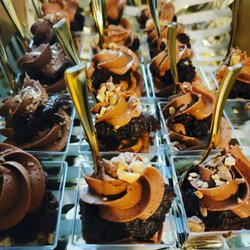 Nellie's Diamond Desserts - Chocolate toffee caramel dessert cups