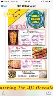 Menu photo 5 Shish Kebab Grill Roslyn, NY Menu photo 5 Shish Kebab Grill Roslyn, NY