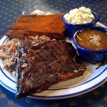Red Hot & Blue - Tennessee Triple ($14.99) - double portion of ribs, pulled pork w/ slaw & beans - Barbeque Near Me - Laurel, Maryland Red Hot & Blue - Tennessee Triple ($14.99) - double portion of ribs, pulled pork w/ slaw & beans - Barbeque Near Me - Laurel, Maryland