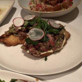 Yvonne's - Steak tartare - New American Near Me - Boston, Massachusetts Yvonne's - Steak tartare - New American Near Me - Boston, Massachusetts