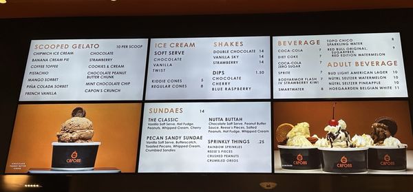 Menu photo 1 Capon's Burgers Las Vegas, NV