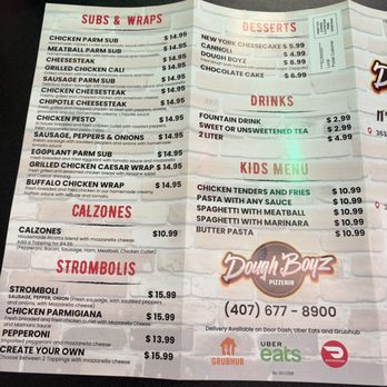 Dough Boyz Pizza - Menu - Pizza Near Me - Longwood, Florida Dough Boyz Pizza - Menu - Pizza Near Me - Longwood, Florida