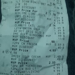 Food Lion - Look at the amount of stuff that we $55.00 for!