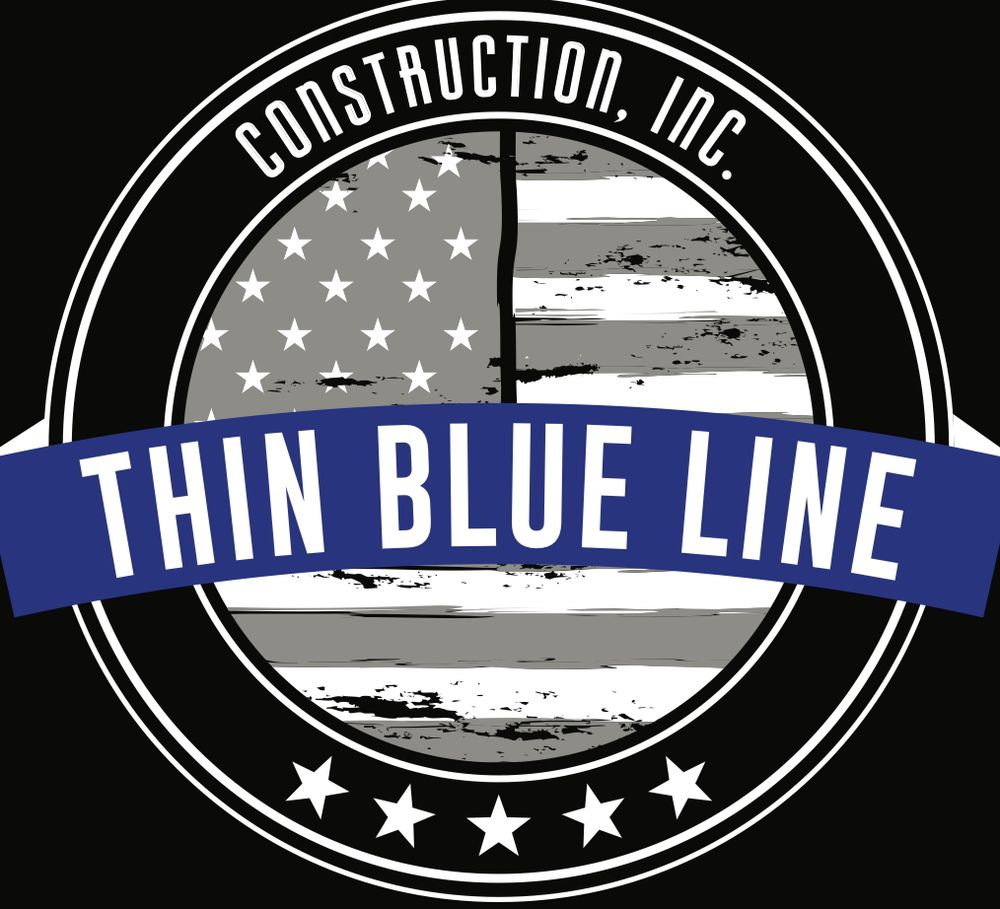 Slide of Thin Blue Line Construction