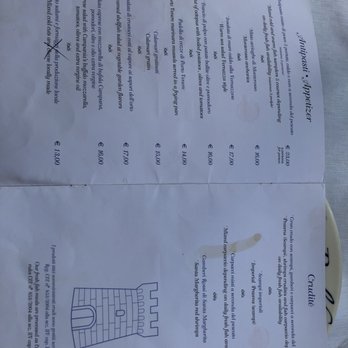 Belforte - Beginning of menu! - Seafood Near Me - Vernazza, SP
