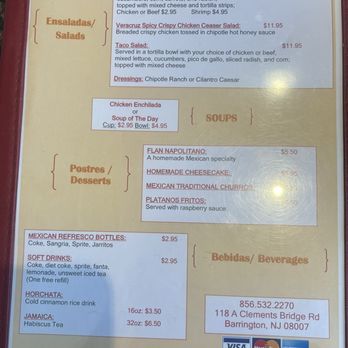 Little Jalapeno - Menu - Mexican Near Me - Audubon, New Jersey