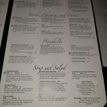 Half Shell Oyster House - Current menu as of July 31,  2021 - Seafood Near Me - Biloxi, Mississippi