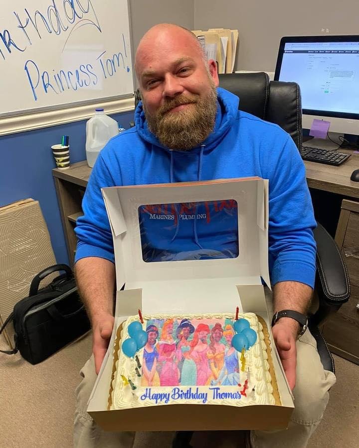 Slide of Marines Service