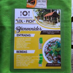 Restaurante Lol Pich - Menu