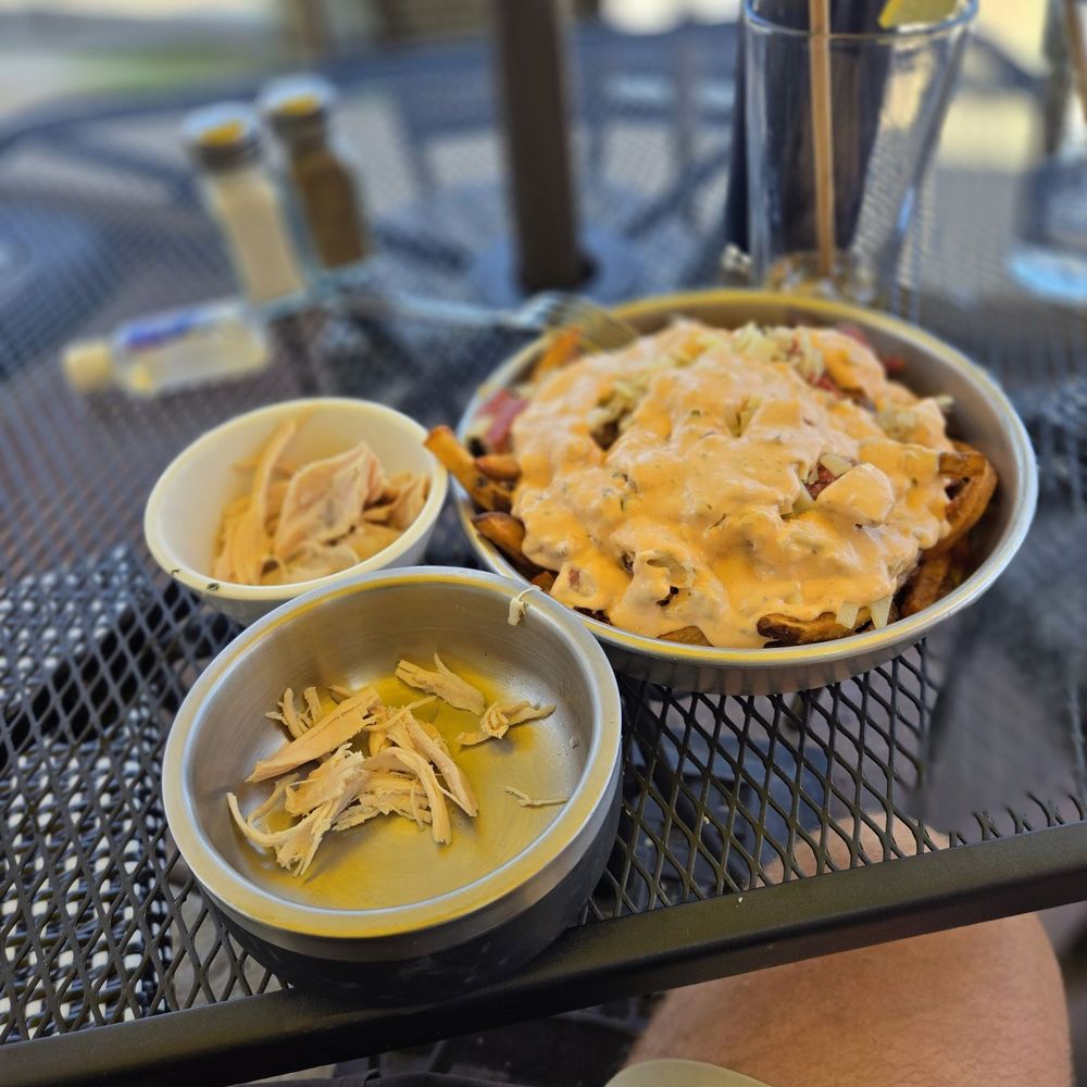 Fork & Tap - Ruben Fries and pulled chicken for my dog. - Sandwiches Near Me - Port Washington, Wisconsin