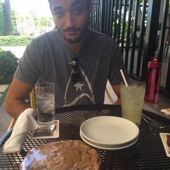 Morgans Restaurant - The hubs and our gigantic cookie ! - New American Near Me - Miami, Florida