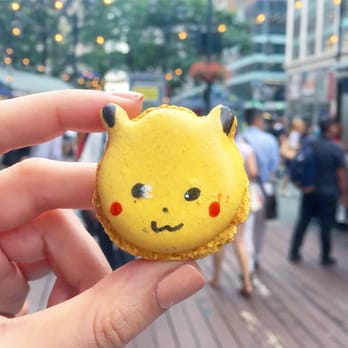 Macaron Parlour At Broadway Bites - Pikachu (Matcha Green Tea) Macaron - Macarons Near Me - New York, New York Macaron Parlour At Broadway Bites - Pikachu (Matcha Green Tea) Macaron - Macarons Near Me - New York, New York