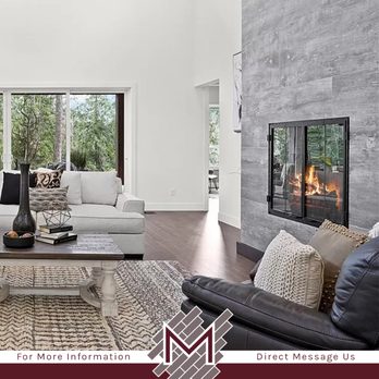 Modern Flooring Services - Fireplace Large Floor to Ceiling Tile Installation - Flooring Near Me Modern Flooring Services - Fireplace Large Floor to Ceiling Tile Installation - Flooring Near Me