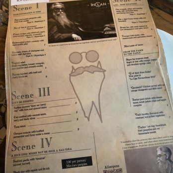 InClan Brutal - Menu 1 - Oct 2018 - Tapas Bars Near Me - Madrid, M