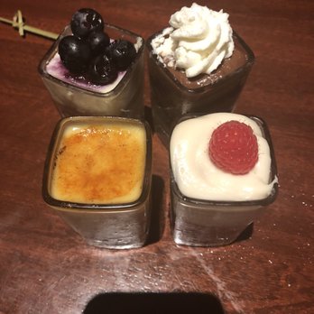 Seasons 52 - Blueberry cheesecake, hazelnut, creme brulee, and red velvet desserts - New American Near Me - Costa Mesa, California Seasons 52 - Blueberry cheesecake, hazelnut, creme brulee, and red velvet desserts - New American Near Me - Costa Mesa, California