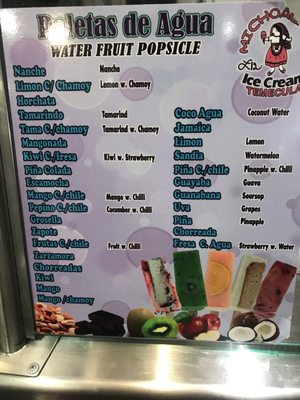 Menu photo 7 La Michoacana Temecula, CA